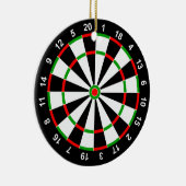 Dartboard Keramisch Ornament (Rechts)