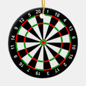 Dartboard Keramisch Ornament (Voorkant)