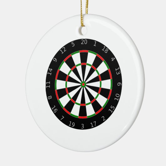 Dartboard Keramisch Ornament (Links)