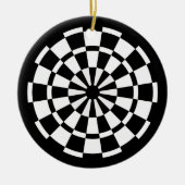 Dartboard Keramisch Ornament (Voorkant)