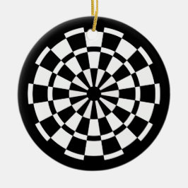 Dartboard Keramisch Ornament