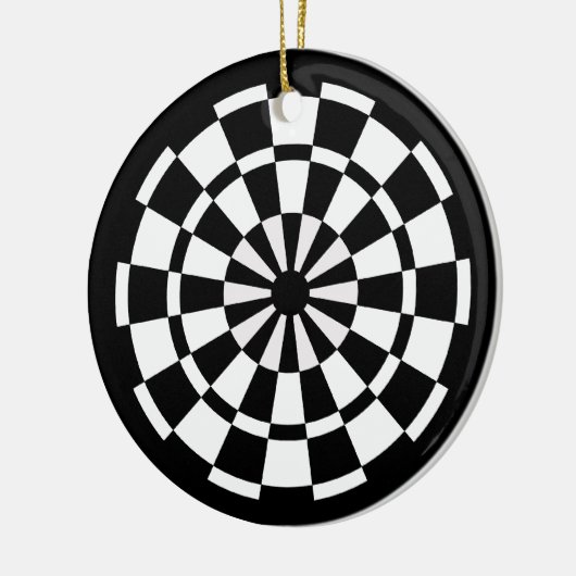 Dartboard Keramisch Ornament (Links)