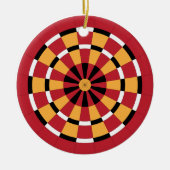 Dartboard Keramisch Ornament (Voorkant)