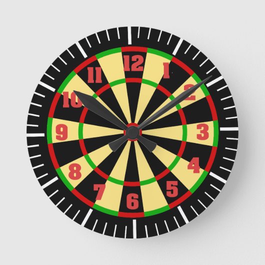 dartboard klok (Voorkant)
