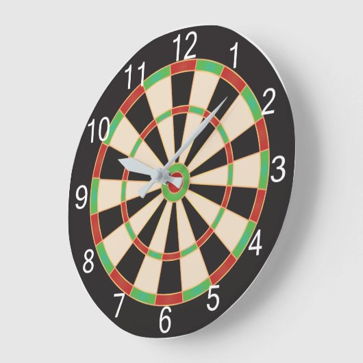 Dartboard-klok Grote Klok (Hoek)