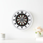 Dartboard-klok Grote Klok (Huis)