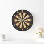 Dartboard-klok Grote Klok (Huis)