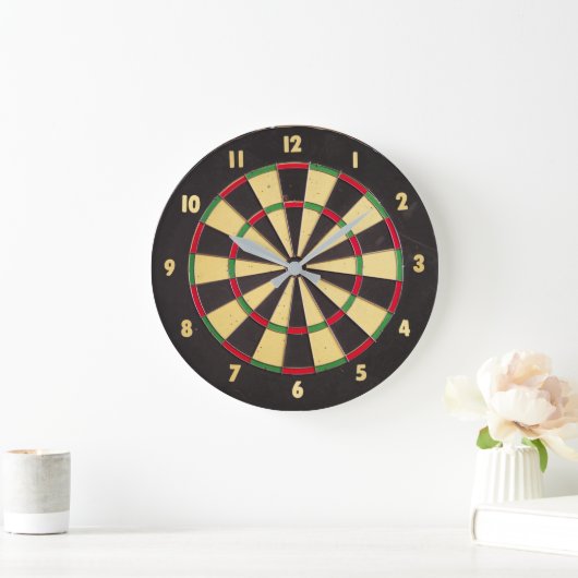 Dartboard-klok Grote Klok (Huis)