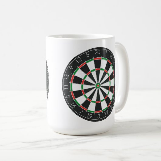 Dartboard Koffiemok (Voorkant rechts)