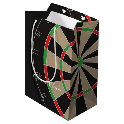 Dartboard liefhebber 🎯😍 Darts Medium Cadeauzakje (Achterkant Gekanteld)
