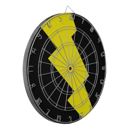 Dartboard "Lightning Bolt" Dartbord (Voorkant Links)