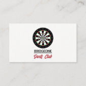 Dartboard Logo Design, Darts Club Visitekaartje (Voorkant)