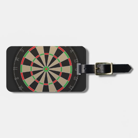 Dartboard Lover Bagagelabel (Voorkant horizontaal)