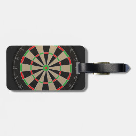 Dartboard Lover Bagagelabel