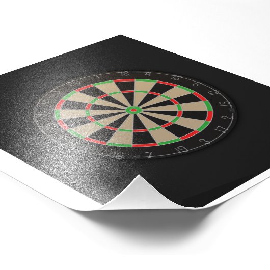 Dartboard Lover Foto Afdruk (Hoek)