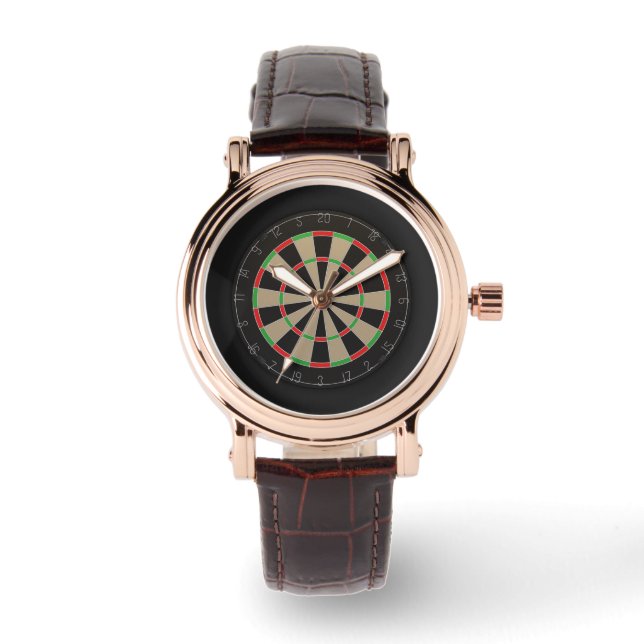 Dartboard Lover Horloge (Voorkant)