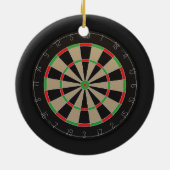 Dartboard Lover Keramisch Ornament (Achterkant)