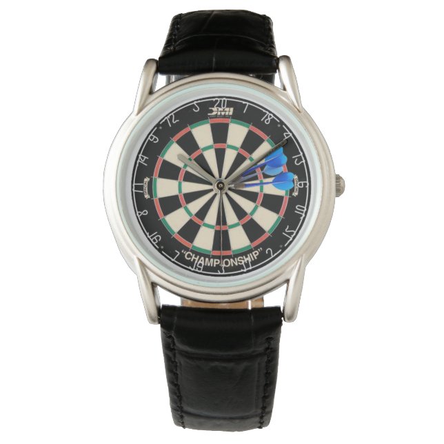 DARTBOARD MANNEN HORLOGE (Voorkant)