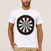 Dartboard Mannen T-shirt (Voorkant)