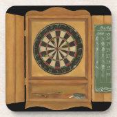 Dartboard met Cricket Scoring Bier Onderzetter (Voorkant)