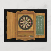 Dartboard met Cricket Scoring Briefkaart (Voorkant)