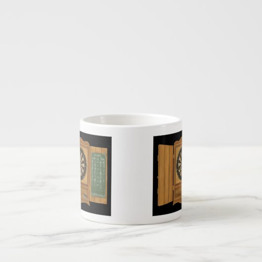 Dartboard met Cricket Scoring Espresso Kop (Voorkant)