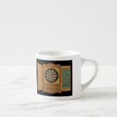 Dartboard met Cricket Scoring Espresso Kop (Rechts)