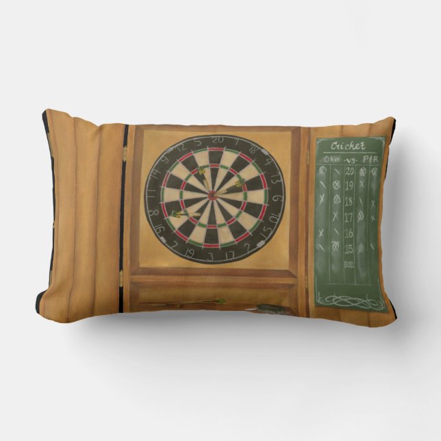 Dartboard met Cricket Scoring Kussen (Voorkant)