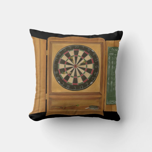 Dartboard met Cricket Scoring Kussen (Voorkant)