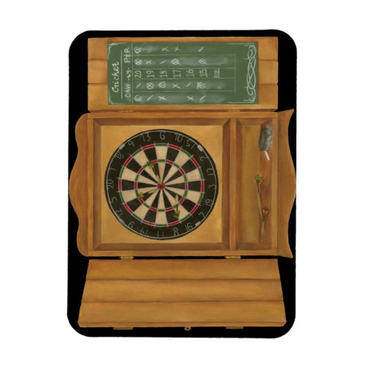 Dartboard met Cricket Scoring Magneet (Verticaal)