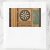 Dartboard met Cricket Scoring Rechthoekige Sticker (Tas)