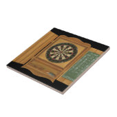 Dartboard met Cricket Scoring Tegeltje (Zijkant)