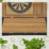 Dartboard met Cricket Scoring Theedoek (Gevouwen)