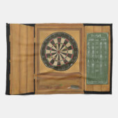 Dartboard met Cricket Scoring Theedoek (Horizontaal)