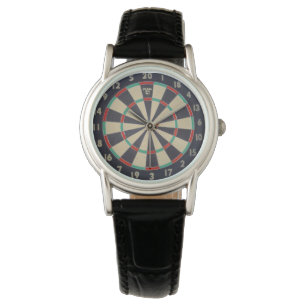 Dartboard met Dart in Bullseye Horloge