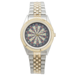 Dartboard met Dart in Bullseye Horloge