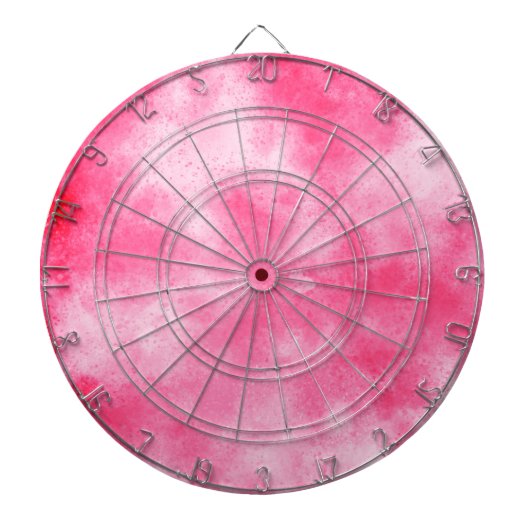 Dartboard met roze wolffecten dartbord (Voorkant)