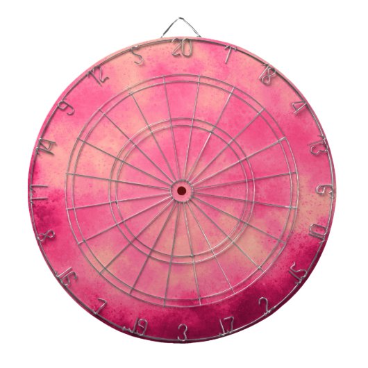 Dartboard met roze zand-wolffect dartbord (Voorkant)