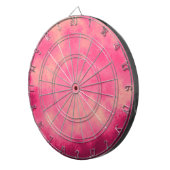 Dartboard met roze zand-wolffect dartbord (Voorkant Rechts)