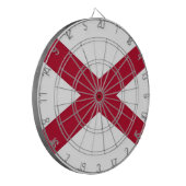 Dartboard met vlag van Alabama Dartbord (Voorkant Links)