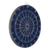 Dartboard met vlag van Alaska Dartbord (Voorkant Links)