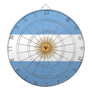 Dartboard met vlag van Argentinië Dartbord