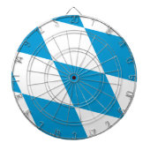 Dartboard met vlag van Beieren, Duitsland Dartbord (Voorkant)