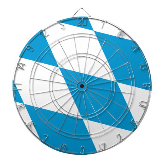 Dartboard met vlag van Beieren, Duitsland Dartbord (Voorkant)
