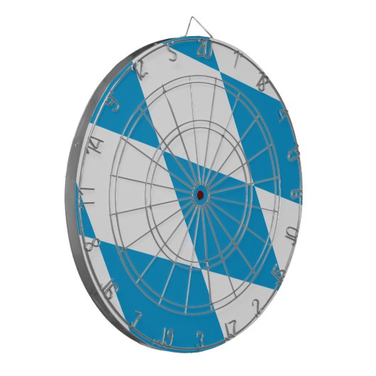 Dartboard met vlag van Beieren, Duitsland Dartbord (Voorkant Links)