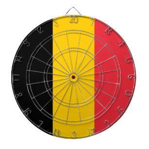 Dartboard met vlag van België Dartbord
