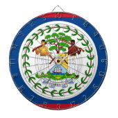Dartboard met vlag van Belize Dartbord (Voorkant)