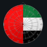 Dartboard met vlag van de Verenigde Arabische Emir Dartbord<br><div class="desc">Verhoog uw speelkamer met ons dartboard met de vlag van de Verenigde Arabische Emiraten! Dit dartbord is gemaakt om het erfgoed en de culturele identiteit van de VAE te vieren en toont prominent de iconische zwarte, witte, groene en rode kleuren van de vlag van de VAE, die de eenheid en...</div>