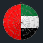 Dartboard met vlag van de Verenigde Arabische Emir Dartbord<br><div class="desc">Verhoog uw speelkamer met ons dartboard met de vlag van de Verenigde Arabische Emiraten! Dit dartbord is gemaakt om het erfgoed en de culturele identiteit van de VAE te vieren en toont prominent de iconische zwarte, witte, groene en rode kleuren van de vlag van de VAE, die de eenheid en...</div>