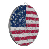 Dartboard met vlag van de VS Dartbord (Voorkant Links)